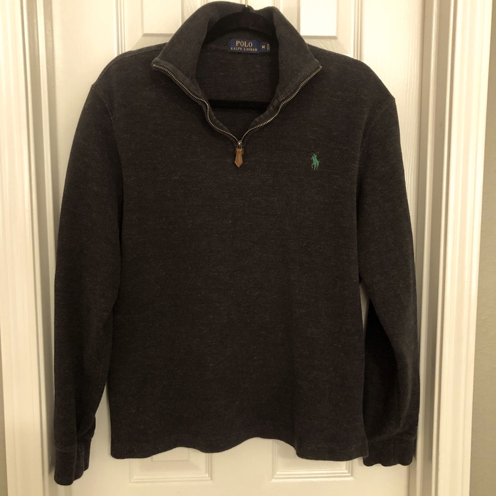 Men’s Ralph Lauren Cotton Quarter Zip Sweater.